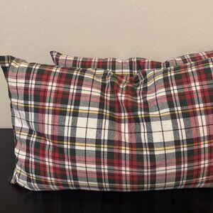 Pottery Barn Denver Plaid Lumbar Pillow Cover Set (2)